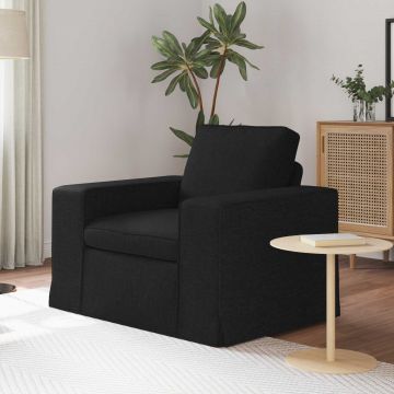 vidaXL Canapea Negru 103 x 80 x 82 cm țesătură