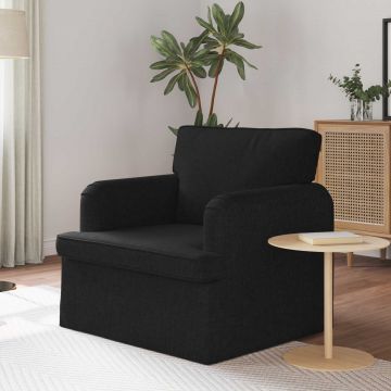 vidaXL Canapea Negru 84 x 80 x 85 cm țesătură