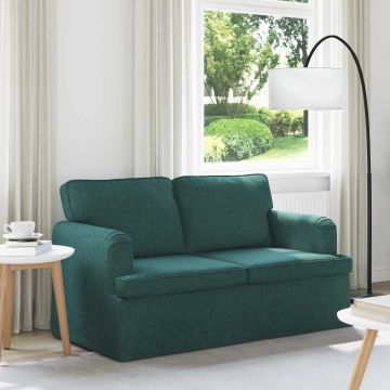 vidaXL Canapea Verde închis 144 x 80 x 85 cm țesătură