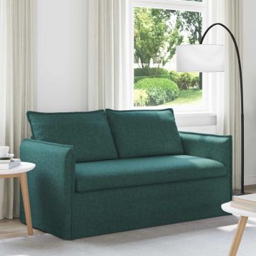 vidaXL Canapea Verde închis 156 x 82 x 85 cm țesătură