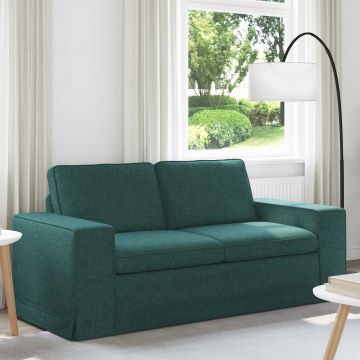 vidaXL Canapea Verde închis 182 x 80 x 82 cm țesătură