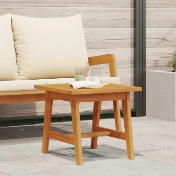 vidaXL Masă laterală Ulei Natural 45 x 45 x 40 cm Lemn Solid de Acacia