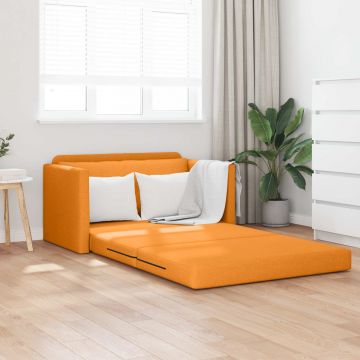 vidaXL Pat canapea 110cm Galben Întunecat țesătură