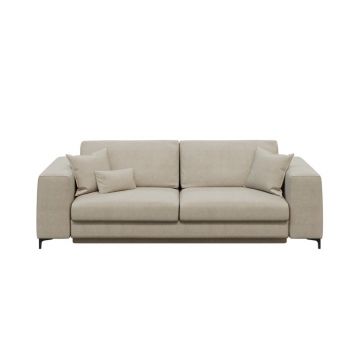 Canapea extensibilă devichy Rothe, 256 cm, bej deschis