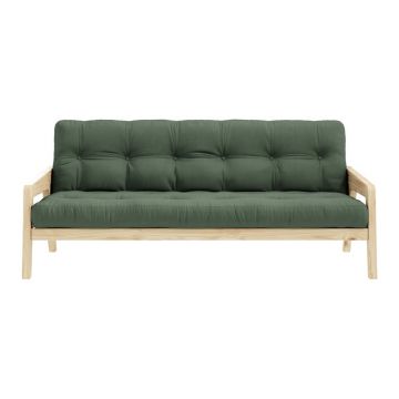 Canapea extensibilă verde 204 cm Grab - Karup Design