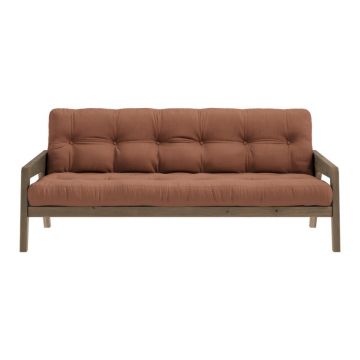 Canapea portocalie extensibilă 204 cm Grab - Karup Design