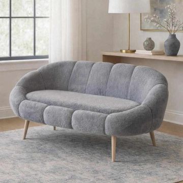 Canapea 2 locuri, Atelier del Sofa, 251BLS1113, PAL, Gri