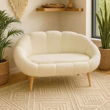 Canapea 2 locuri, Atelier del Sofa, 251BLS1114, PAL, Alb
