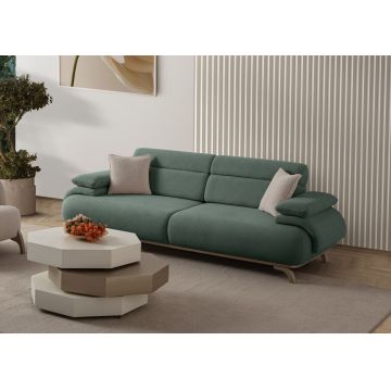 Canapea 3 locuri, Atelier del Sofa, 752EST1138, PAL ACOPERIT CU CARPEN/MELAMINAT, Verde