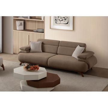 Canapea 3 locuri, Atelier del Sofa, 752EST1149, PAL ACOPERIT CU CARPEN/MELAMINAT, Latte