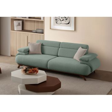 Canapea 3 locuri, Atelier del Sofa, 752EST1150, PAL ACOPERIT CU CARPEN/MELAMINAT, Verde