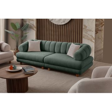 Canapea 3 locuri, Atelier del Sofa, 752EST1158, PAL ACOPERIT CU CARPEN/MELAMINAT, Verde