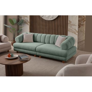 Canapea 3 locuri, Atelier del Sofa, 752EST1160, PAL ACOPERIT CU CARPEN/MELAMINAT, Verde