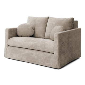 Canapea bej 140 cm Paphos – Ropez