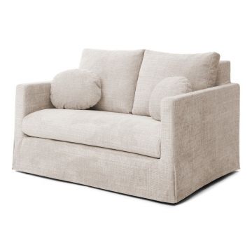 Canapea crem 140 cm Paphos – Ropez