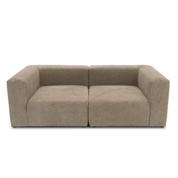 Canapea Cu 2 Locuri, textil, nămol