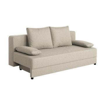 Canapea Extensibilă, textil, bej