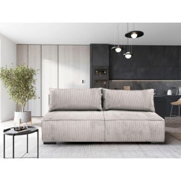 Canapea Extensibilă, textil, bej