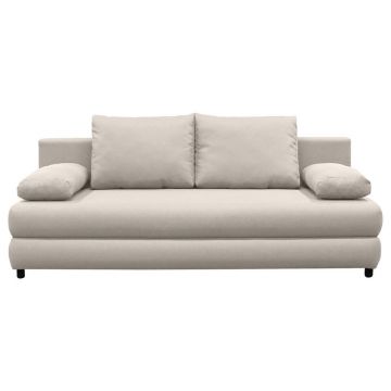 Canapea Extensibilă, textil, bej