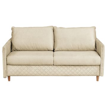 Canapea Extensibilă, textil, bej