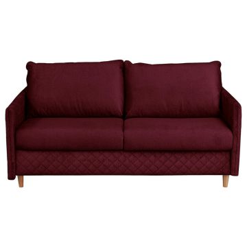 Canapea Extensibilă, textil, bordo