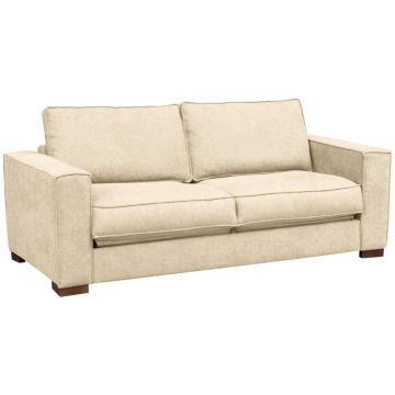 Canapea Extensibilă, textil, crem