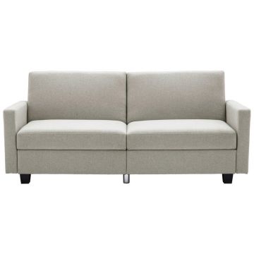 Canapea Extensibilă, textil, crem