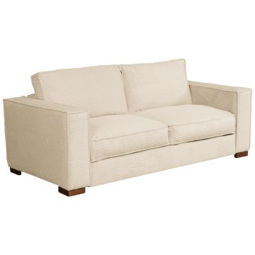 Canapea Extensibilă, textil, crem