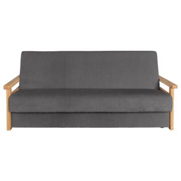 Canapea Extensibilă, textil, grafit