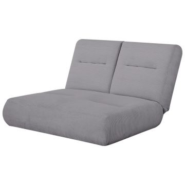 Canapea Extensibilă, textil, gri