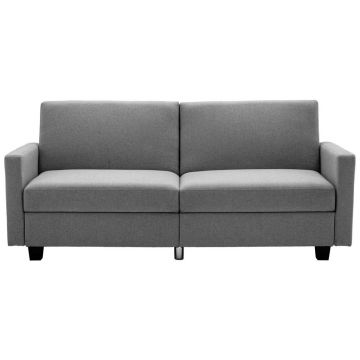 Canapea Extensibilă, textil, gri