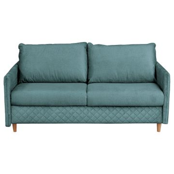 Canapea Extensibilă, textil, gri-albăstrui