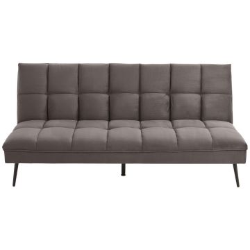 Canapea Extensibilă, textil, gri