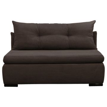 Canapea Extensibilă, textil, maro