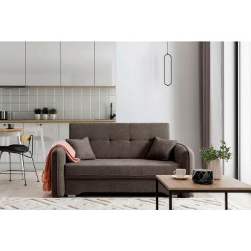 Canapea Extensibilă, textil, maro