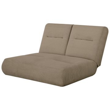 Canapea Extensibilă, textil, maro