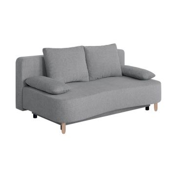 Canapea Extensibilă, textil, material pe bază de lemn, taupe