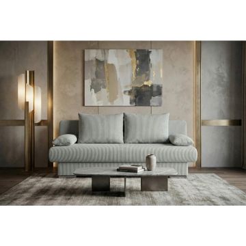 Canapea Extensibilă, textil, material pe bază de lemn, verde mentă