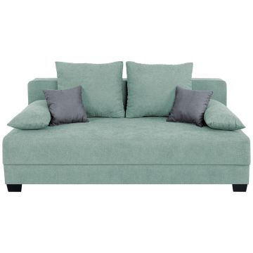 Canapea Extensibilă, textil, material pe bază de lemn, verde mentă