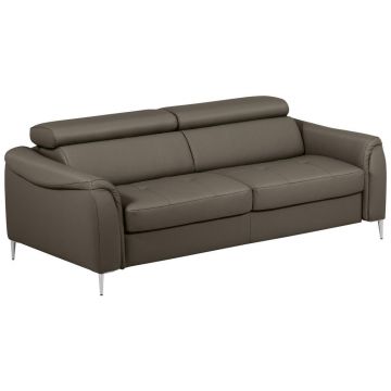Canapea Extensibilă, textil, piele, nămol