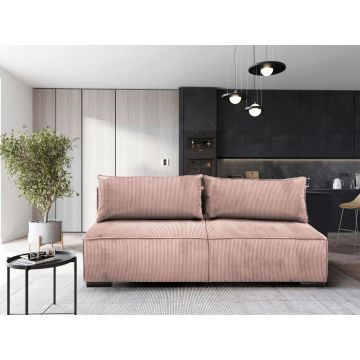 Canapea Extensibilă, textil, roz