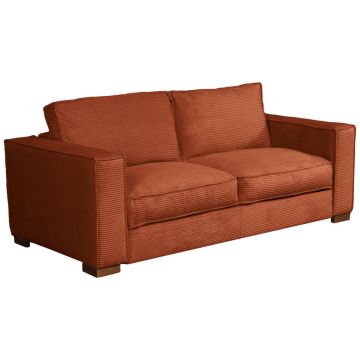 Canapea Extensibilă, textil, ruginiu