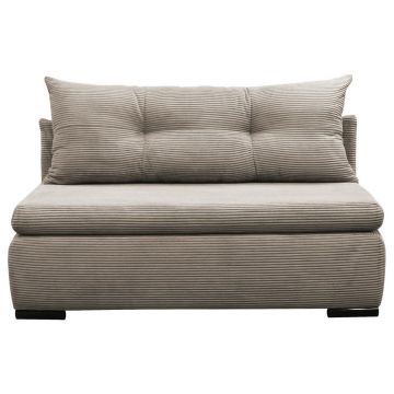 Canapea Extensibilă, textil, taupe