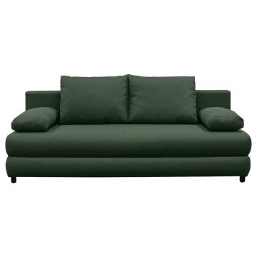 Canapea Extensibilă, textil, verde