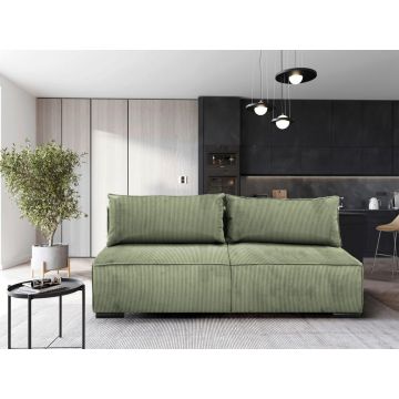 Canapea Extensibilă, textil, verde mentă