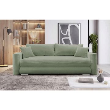 Canapea Extensibilă, textil, verde