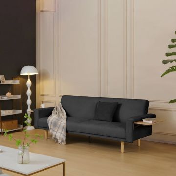 Canapea, Flexo, Antracit, 84.5x220x82 cm