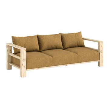 Canapea galben ocru 225 cm Bare – Karup