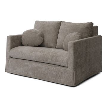 Canapea gri 140 cm Paphos – Ropez