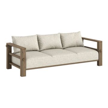 Canapea gri deschis 225 cm Bare – Karup